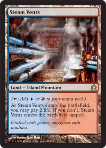 Steam vents foil - -,