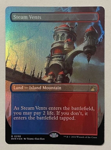 Mtg magic steam vents foil - mtg,